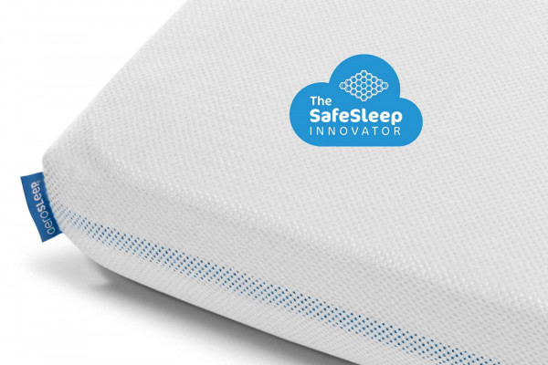 AeroSleep Spannbettlaken - Weiß 40 x 90